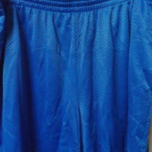 BRIGHT BLUE ATHLETIC SHORTS, 40/42, UNISEX